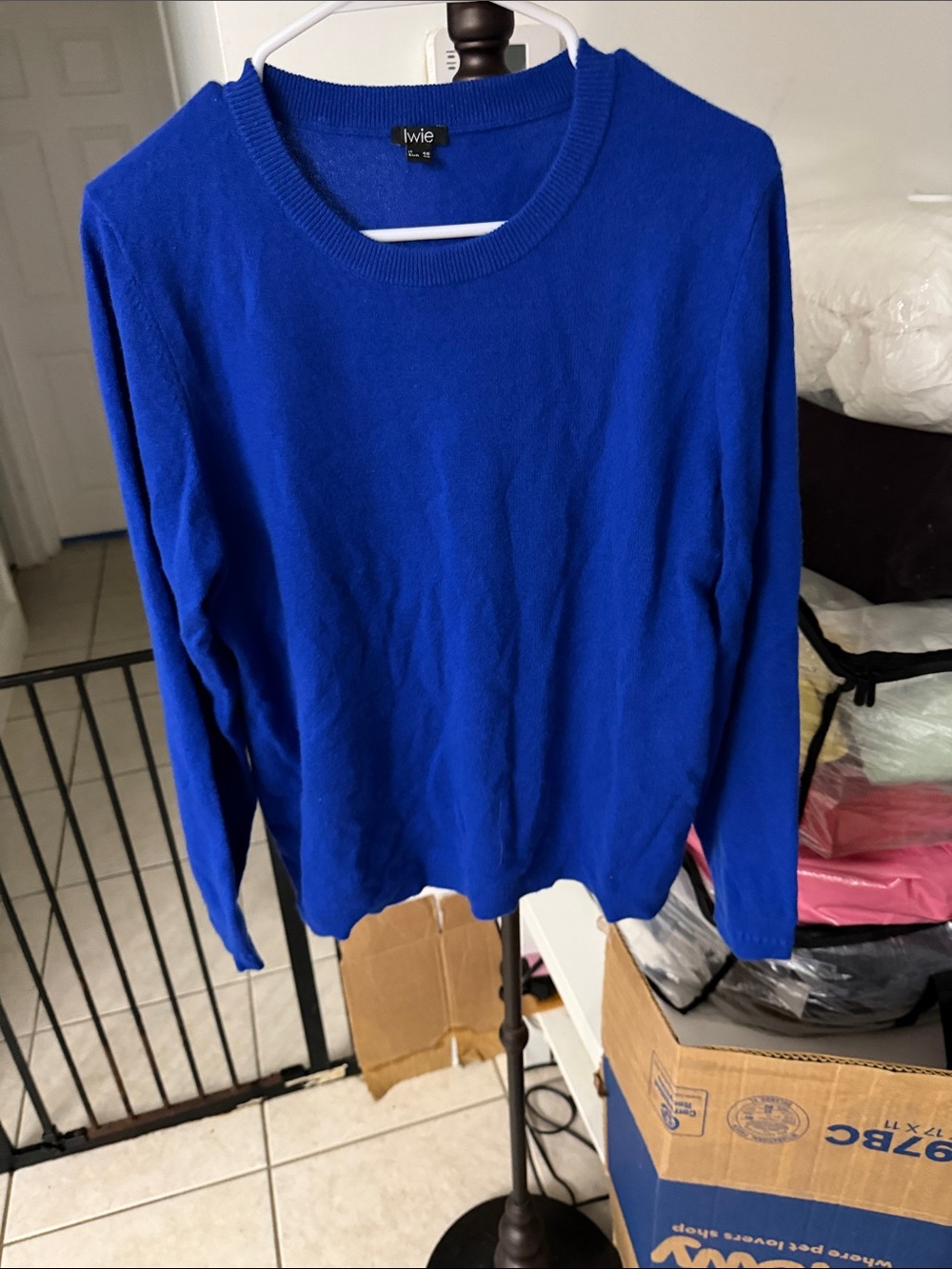 Women's Crewneck Sweater in Royal Blue